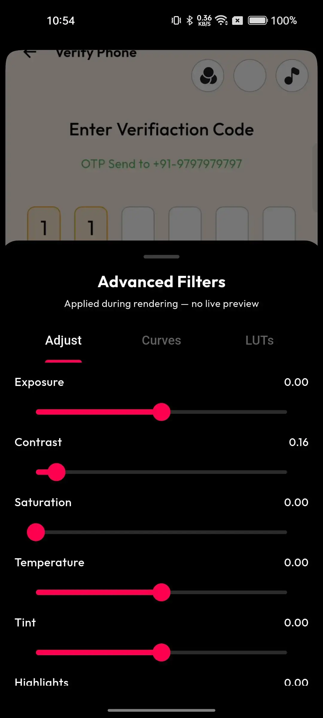 TikTok Clone 23 creator bottomsheet