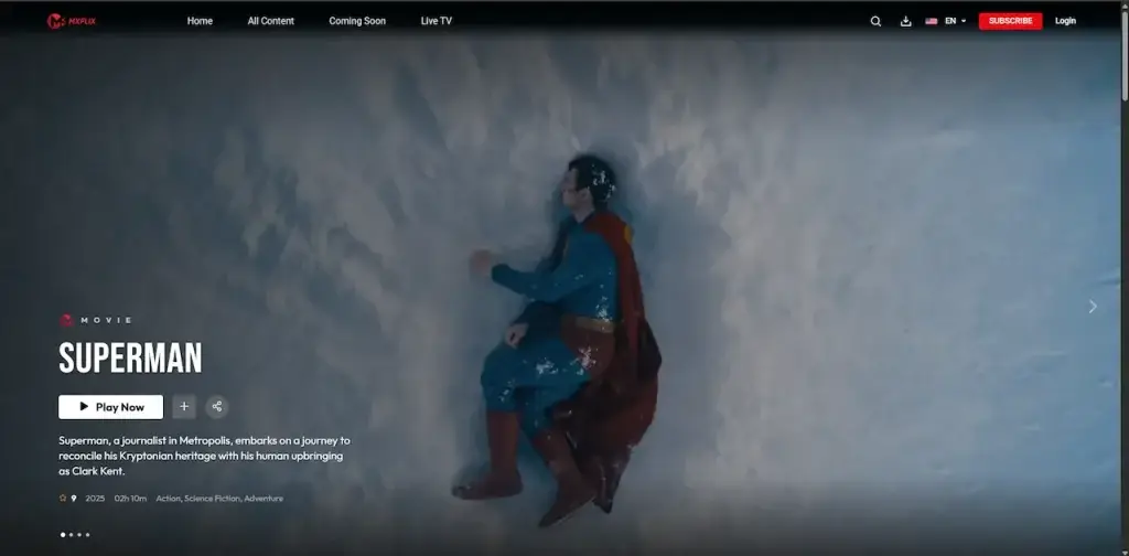 Netflix Clone 36 home