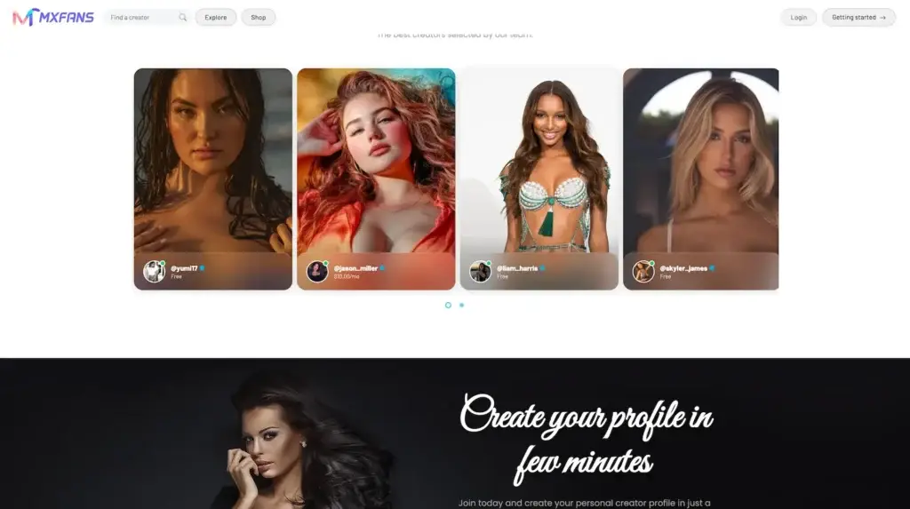 OnlyFans Clone 43 Featured Content Creators On OnlyFans cloned by Miracuves.