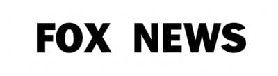 The image displays the words "FOX NEWS" in bold, black, uppercase letters on a plain white background. The font is sans-serif, and there are no additional graphics or design elements present.