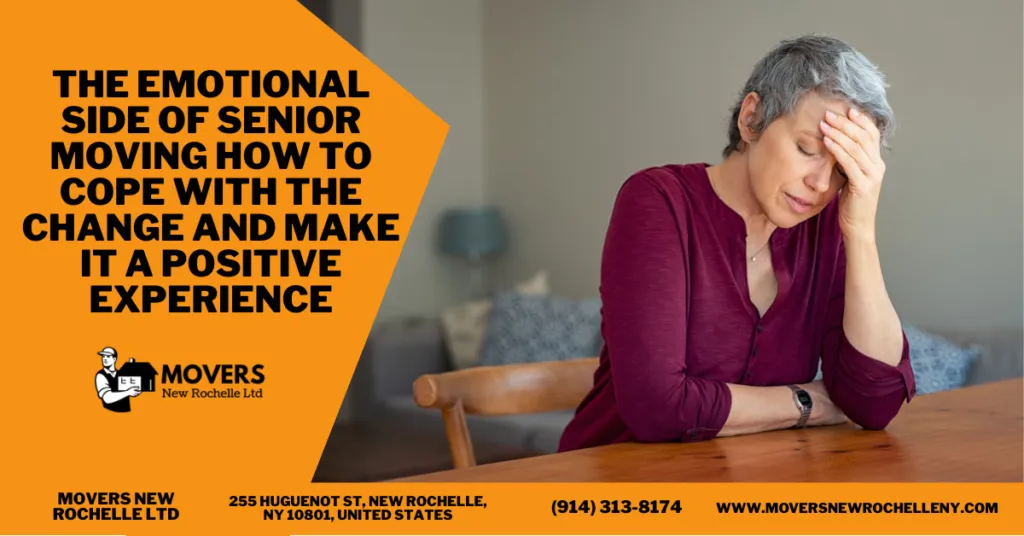 The Emotional Side Of Senior Moving How To Cope With The Change And Make It A Positive Experience 2 The Emotional Side Of Senior Moving How To Cope With The Change And Make It A Positive Experience Moving as a senior can be an emotionally taxing experience. It involves leaving behind familiar surroundings, friends, and family, and the emotions that come with this change can range from fear to sadness to anxiety. For those who are making such a move, it is important to understand that there are ways in which they can cope with this transition and turn what could have been seen as a negative situation into something positive. As experts in emotional support for seniors who are moving, we recognize how difficult this process may be and offer strategies for coping during this time of transition.