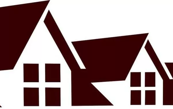 Drawn relief of urban homes