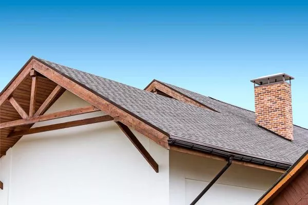 A home with a brand new roof