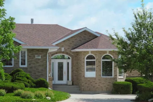 A home with a brand new roof