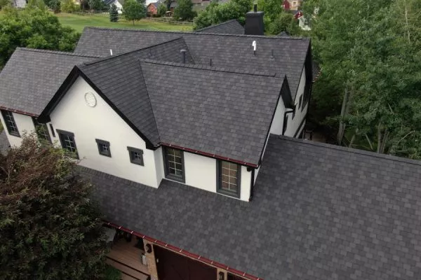 House with a new roof installed by a San Marcos roofing contractor