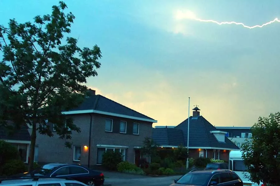 Storm looming on the horizon of homes inspected by our San Marcos roofing company