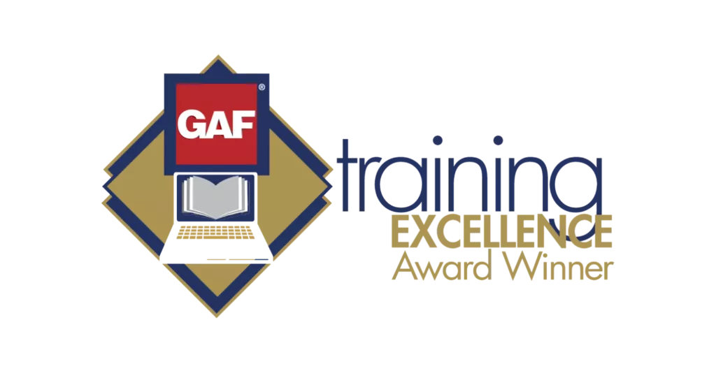 GAF training excellence award