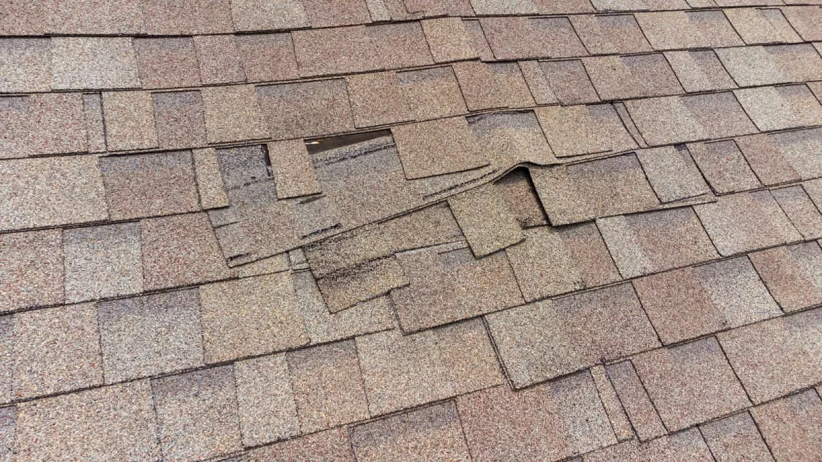 soft spot needing roof repair in Wimberley TX