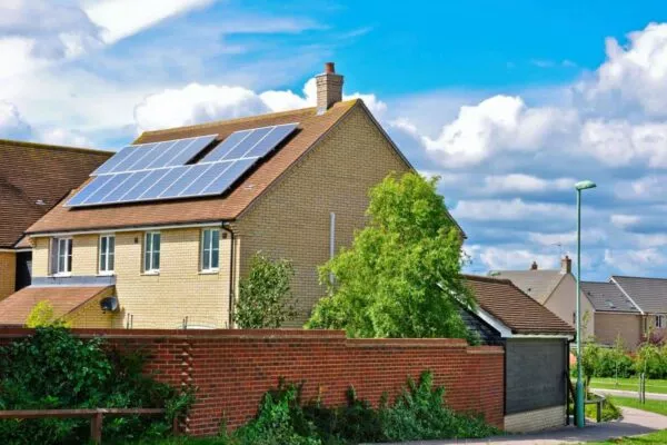 New Braunfels solar roofing collecting sunlight