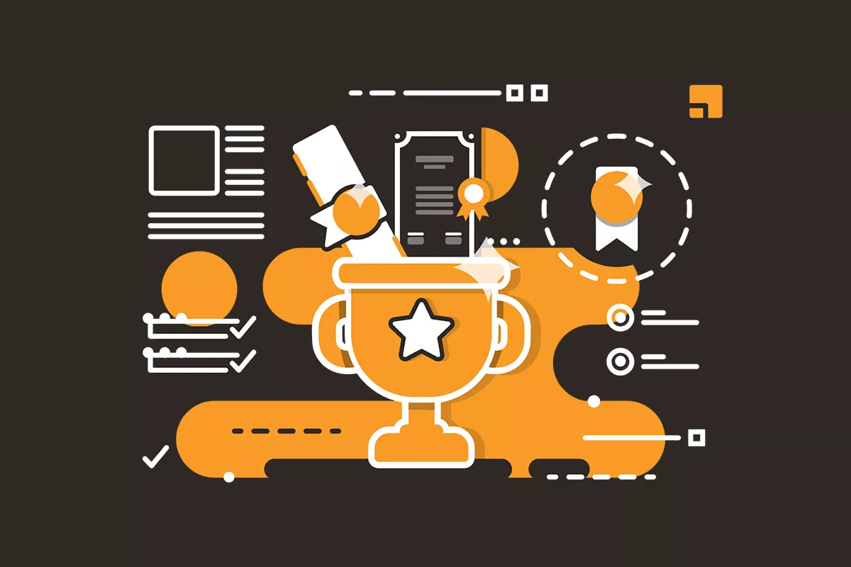 An award graphic representing Austin HIPAA compliance excellence in data security.