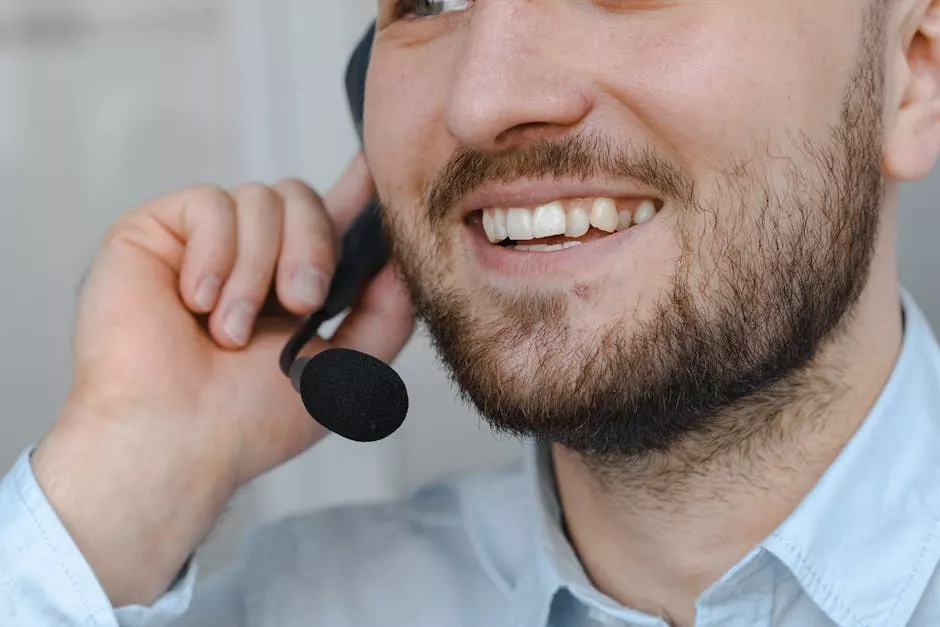 Voice AI system answering customer call - ai for customer service Voice AI system answering customer call - ai for customer service