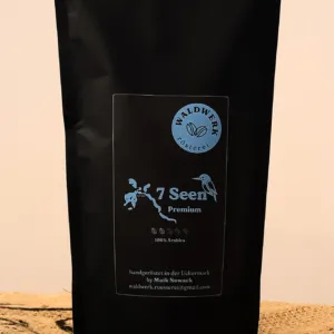 7 Seen Premium - Kaffeebohnen - Gerรถstet in Lychen von der Waldwerk Rรถsterei