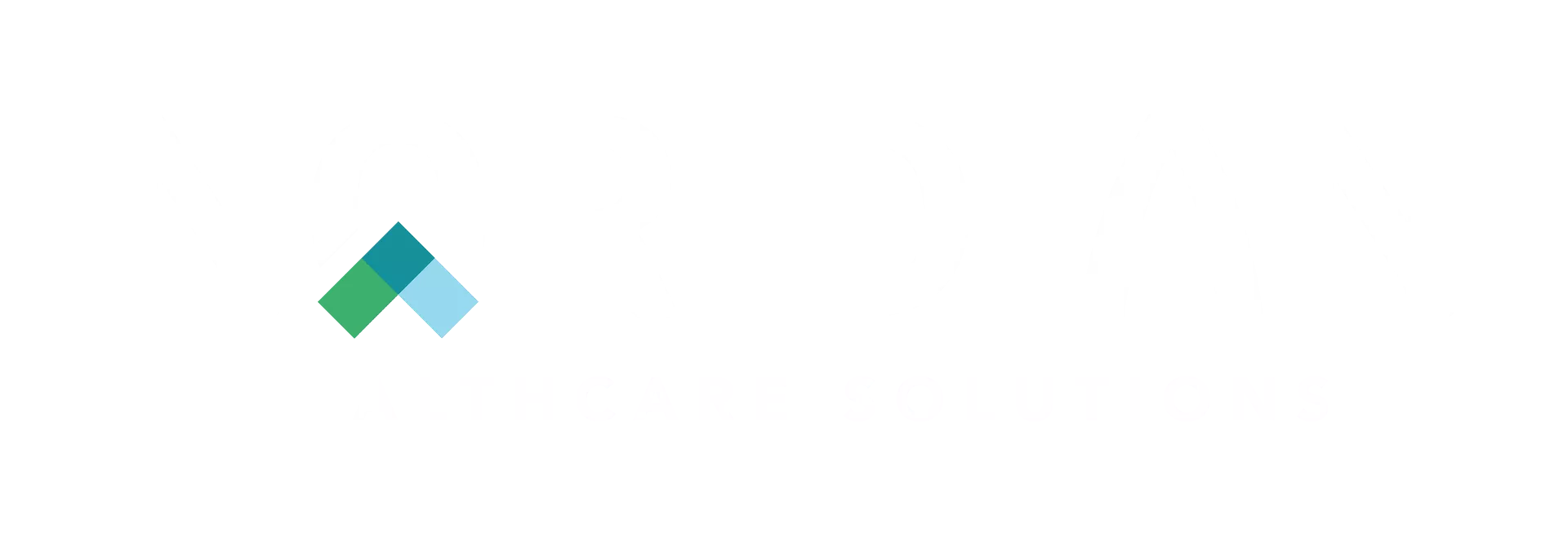 White Noridian Healthcare Solutions logo on black background with icon in green, teal, and sky blue.