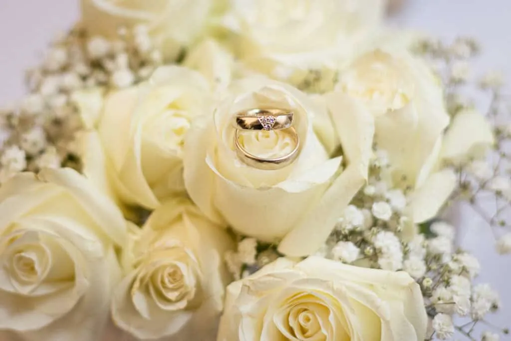 Hochzeitsfotograf, Eheringe in Rose, Opuslumen 