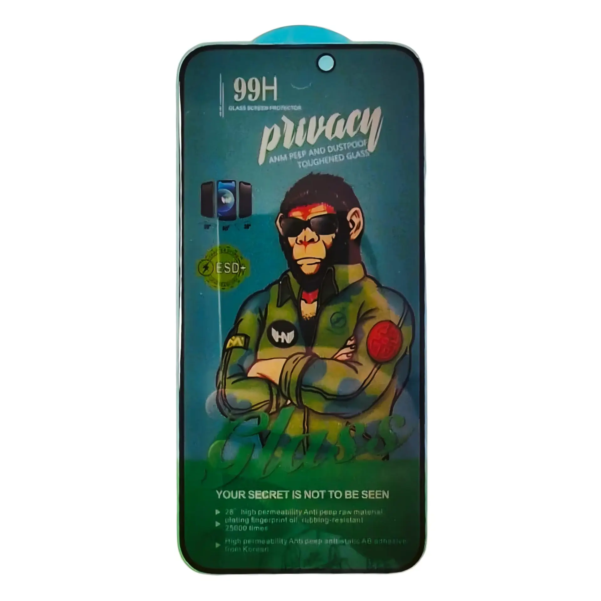 Premium Anti-Spy Gorilla Glass Screen Protector for iPhone 16 Pro Max | Privacy & Anti-Static Protection
