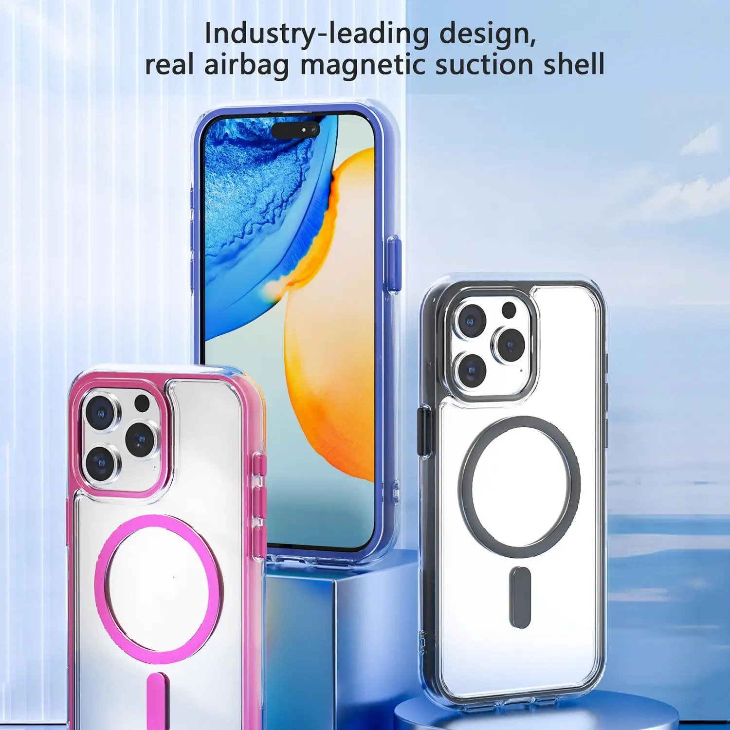 UltraShield Magnetic Air Cushion Case for iPhone - Premium Drop Protection - Image 2