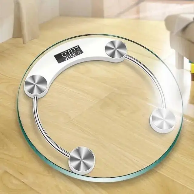 Oohtex Ultra-Precision Round Digital Body Weight Scale – High Accuracy, Sleek Design, Smart Features
