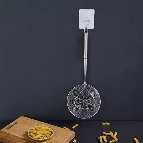 Strainer-Spoon-63-Inches-Pasta-Spoon-Strainer-with-Long-Handle-Stainless-Steel-Eisinly-Kitchen-Frying-Utensil-Food-Strainer-Skimmer-Spoon-for-Cooking