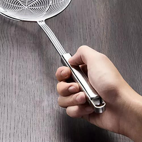 Strainer-Spoon-63-Inches-Pasta-Spoon-Strainer-with-Long-Handle-Stainless-Steel-Eisinly-Kitchen-Frying-Utensil-Food-Strainer-Skimmer-Spoon-for-Cooking