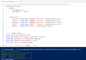 powershell write-host without newline