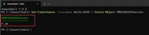 Get HP BIOS Version Using PowerShell