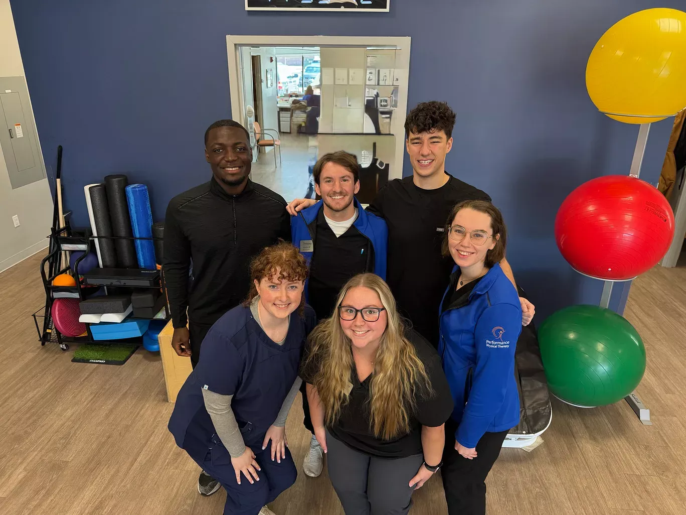 a team of therapists in PPT and Fitness Greenville