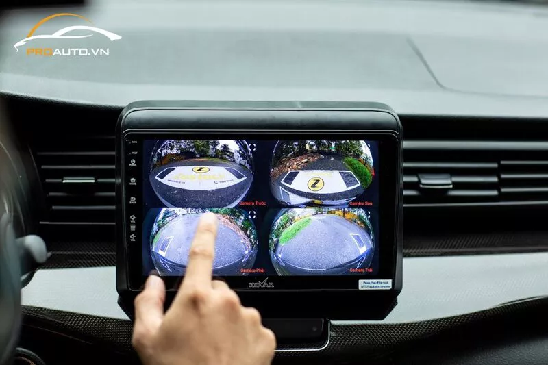 Độ màn hình ô tô tích hợp nhiều loại Camera ô tô