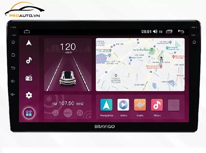 Màn hình ô tô Bravigo