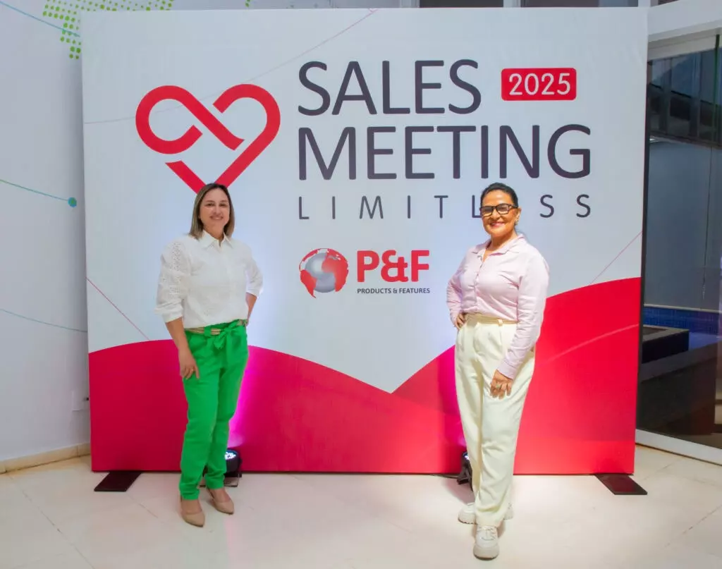 P&F Brazil team members standing for a photo at the 2025 Sales Meeting