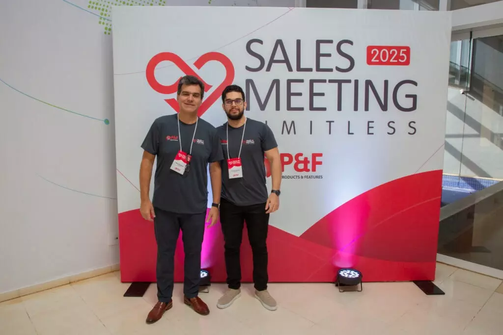 P&F Brazil team members standing for a photo at the 2025 Sales Meeting