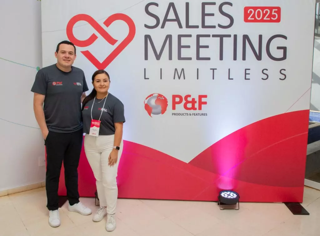 P&F Brazil team members standing for a photo at the 2025 Sales Meeting