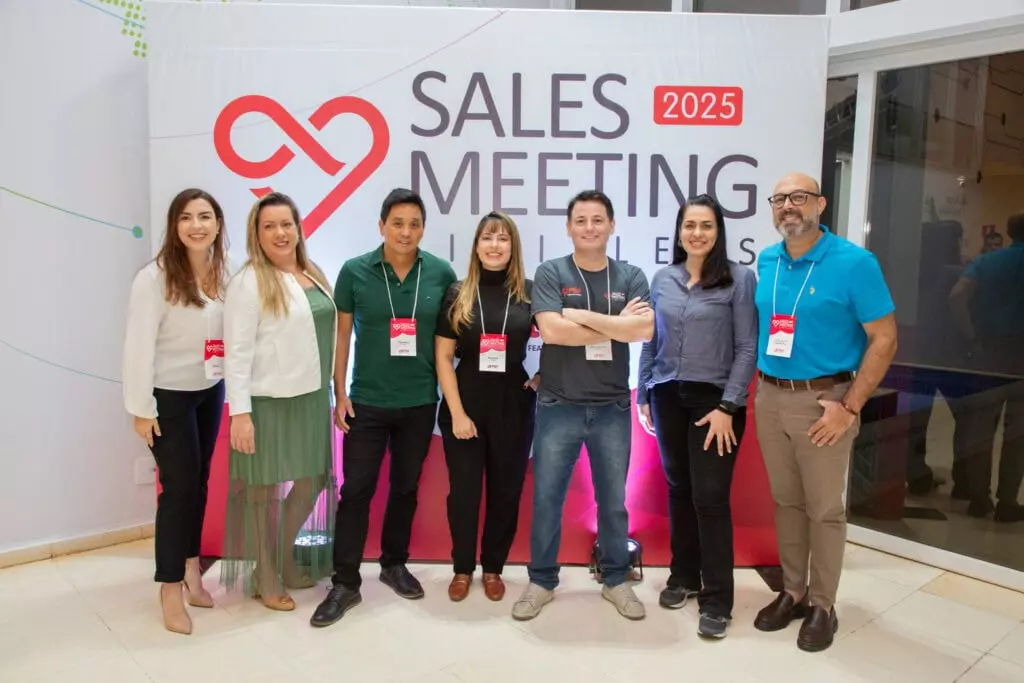 P&F Brazil team members standing for a photo at the 2025 Sales Meeting