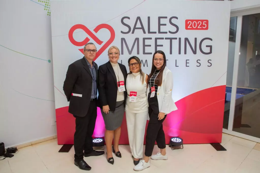 P&F Brazil team members standing for a photo at the 2025 Sales Meeting