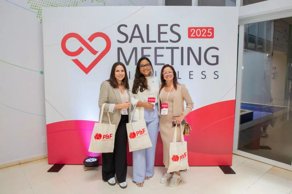 P&F Brazil team members standing for a photo at the 2025 Sales Meeting