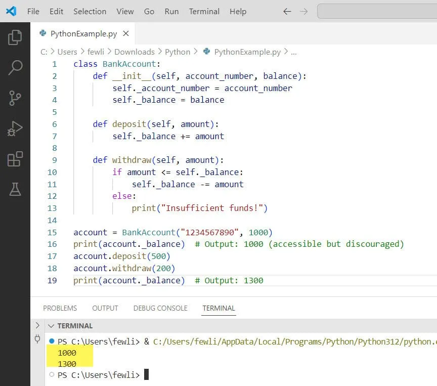 Protected Access Modifier in Python Protected Access Modifier in Python