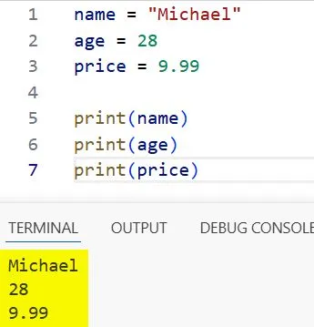 Python Variable Python Variable
