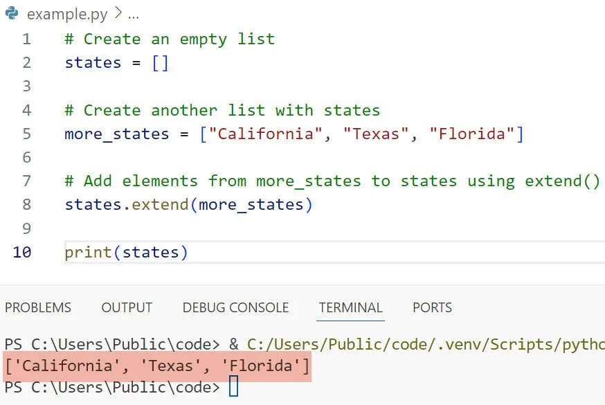 How To Add Elements To An Empty List In Python?