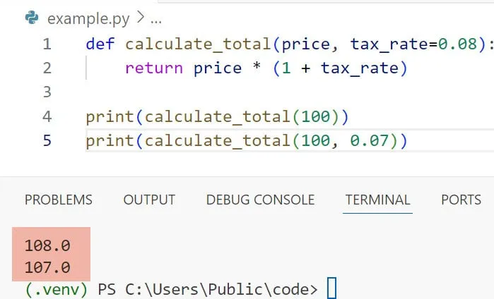 How To Use Default Function Arguments In Python?