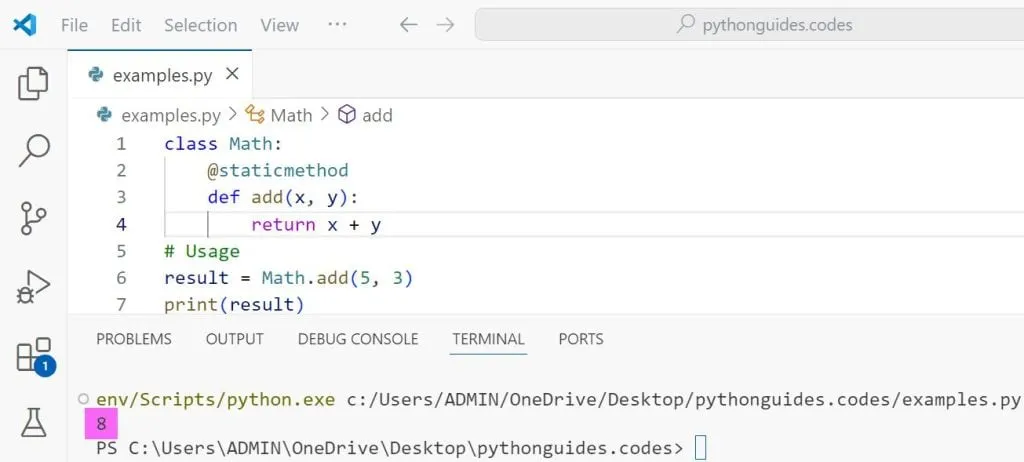 Python Class Method vs Static Method Usage of Static Methods Python Class Method vs Static Method Usage of Static Methods