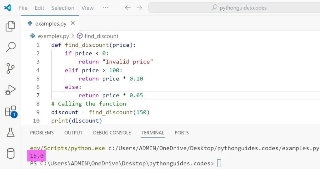 Python Return Statement with Conditional Statements Python Return Statement with Conditional Statements
