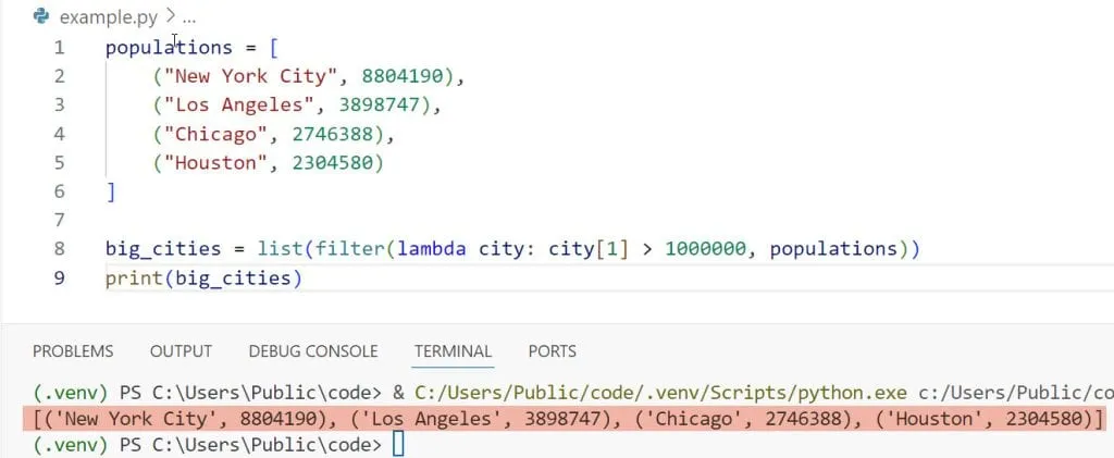 Use Lambda Functions in Python filter lists Use Lambda Functions in Python filter lists