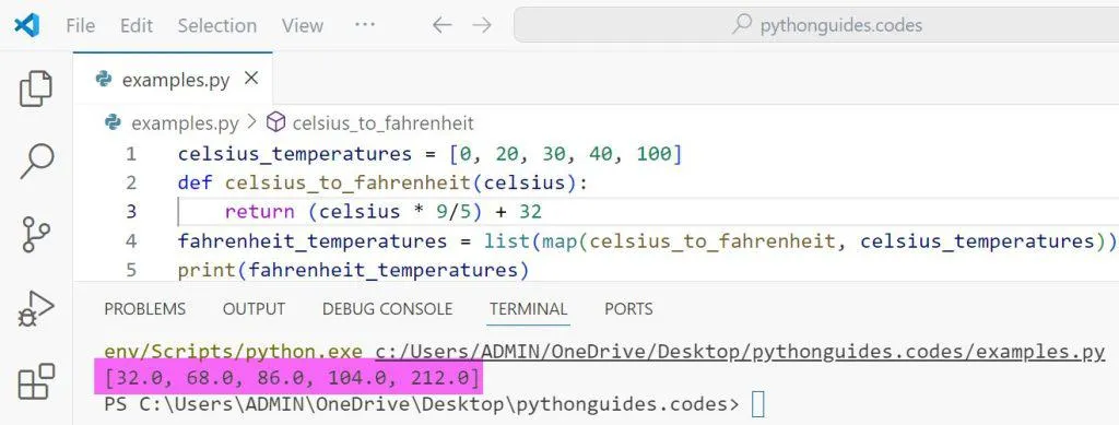 the map Function in Python the map() Function in Python