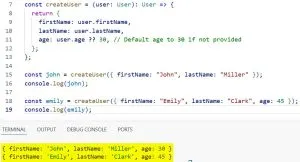How to Set Default Values in TypeScript Interfaces 1 How to Set Default Values in TypeScript Interfaces