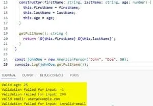 TypeScript Interface with Functions TypeScript Interface with Functions