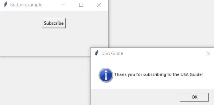 Create Buttons in Python with Tkinter command Create Buttons in Python with Tkinter command