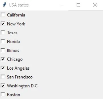 Create Checkboxes in Python Tkinter Group Related 1 Create Checkboxes in Python Tkinter Group Related