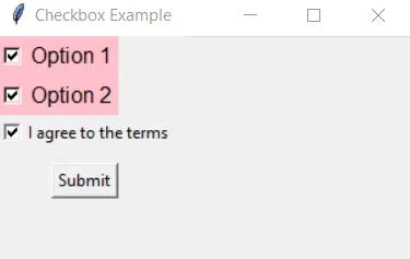 Create Checkboxes in Python Tkinter Handle Create Checkboxes in Python Tkinter Handle