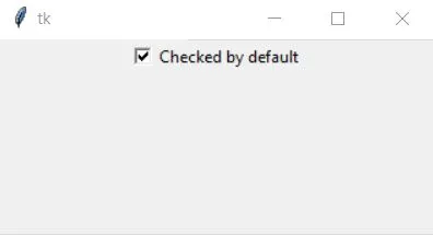 Create Checkboxes in Python Tkinter default Create Checkboxes in Python Tkinter default