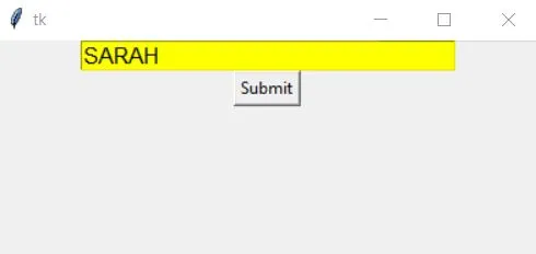 Use Tkinter Entry Widget in Python validate user 1 Use Tkinter Entry Widget in Python validate user