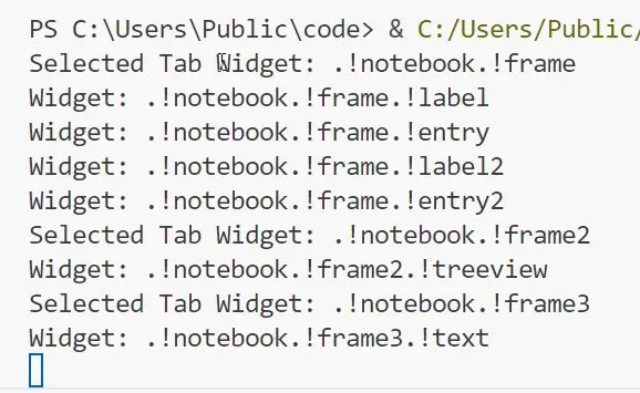 Create Tabbed Interfaces in Python with Tkinter Notebook Widget access tab widgets Create Tabbed Interfaces in Python with Tkinter Notebook Widget access tab widgets